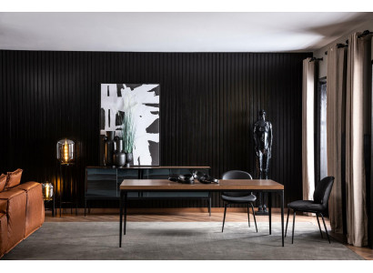 Luxury table with 4 folding chairs