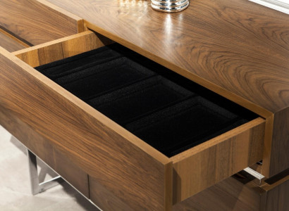 Luxury bedroom furniture, nightstand, wardrobe, nightstand, mirror in 6 parts