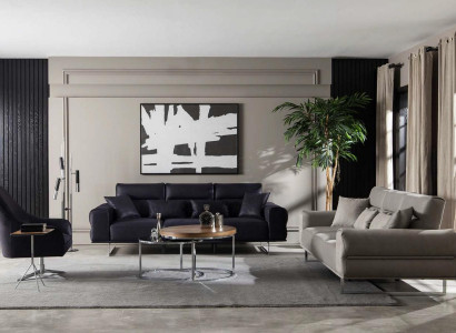 Practical bench for the living room 254cm Large bench