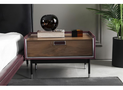 Ideal bedroom set with bed and nightstand, 4 pieces