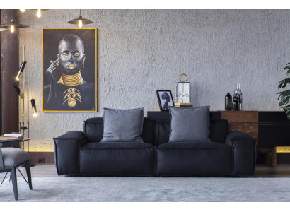 Set of two pieces Sofa + Armchair Comfortable and soft Modern luxury new