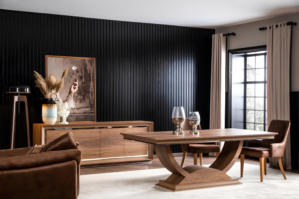 Brown wardrobe 218 cm