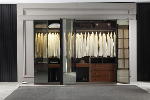 Wardrobe with sliding doors