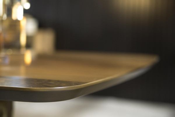 Wooden table with chairs