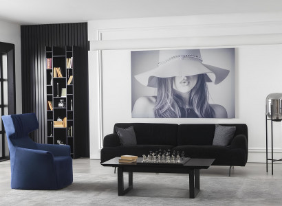 Sofa set 4+3+1 with table