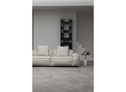 Modern corner sofa in rustic style