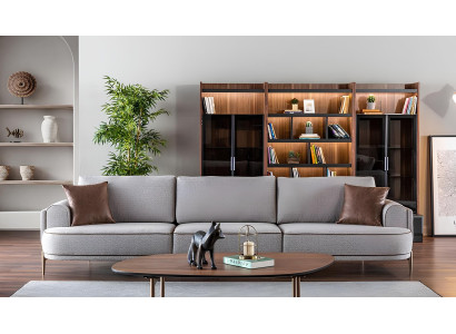 Sofa set for 32 people in gray color
