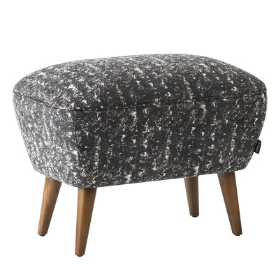 Modern gray pouf