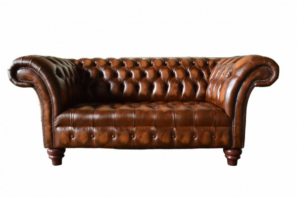 Luxury Chesterfield two-seater sofa