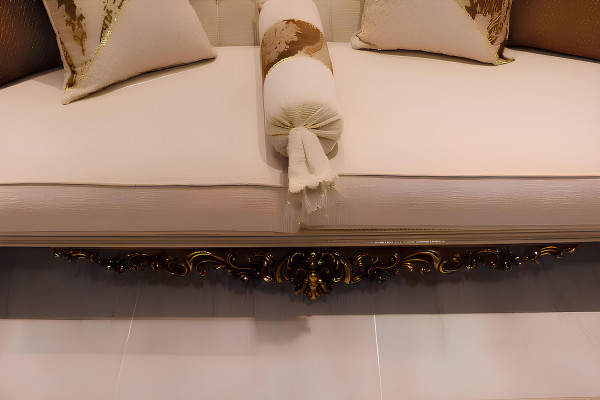 Luxury living room set Exquisite 2 sofas and designer chair