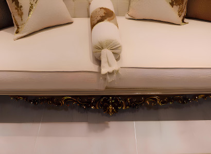 Luxury living room set Exquisite 2 sofas and designer chair