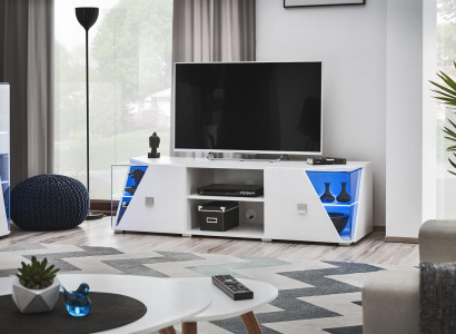 Modern and luxurious wooden TV table