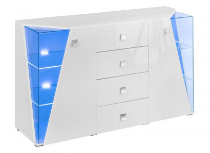 Elegant white cabinet for modern and luxurious interiors