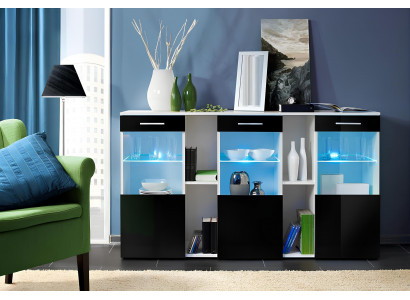 Modern wooden living room cabinet