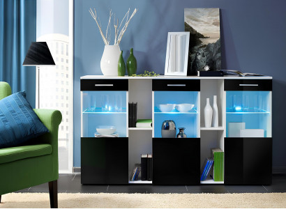 Modern wooden living room cabinet