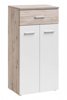 Modern luxury gray wooden wardrobe