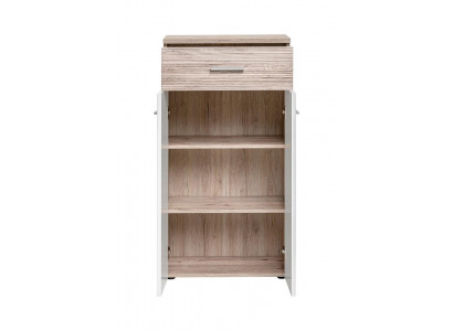 Modern luxury gray wooden wardrobe
