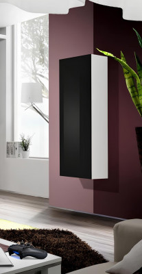 Classic wooden wall cabinet for a luxury living room