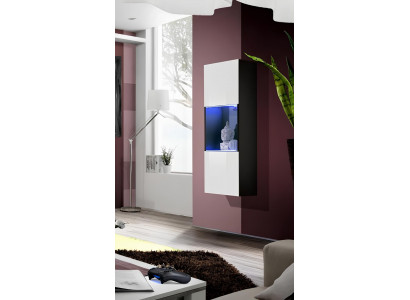 Modern hanging display cabinet for designer living room