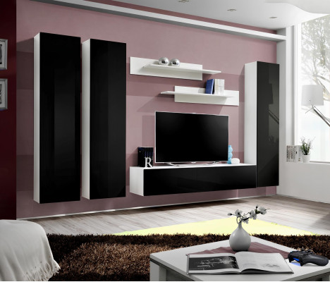 Black TV cabinet for the living room