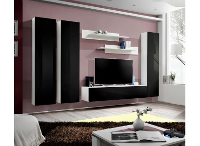 Black TV cabinet for the living room
