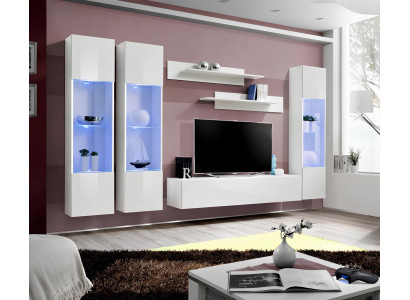 Designer wall display cabinet for living room modern design luxury furniture shelves