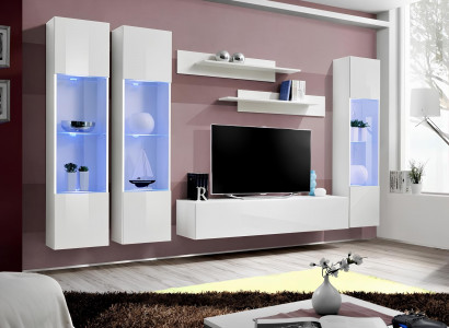 Designer wall display cabinet for living room modern design luxury furniture shelves