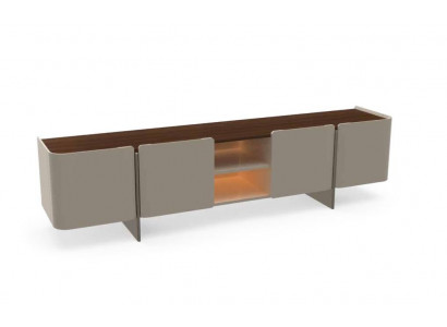 Modern luxury gray wall TV unit