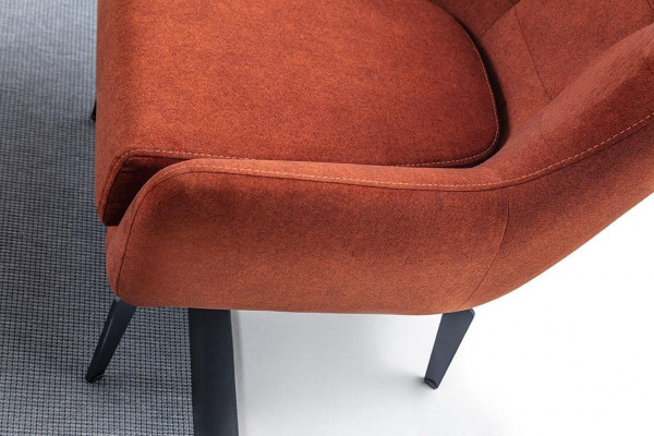 Chesterfield design modern luxury single sofa textile seating set for living room