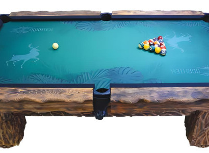 Luxury wooden billiard table