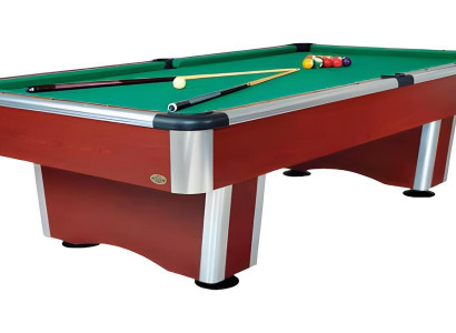 Modern billiard table made of solid wood and aluminum