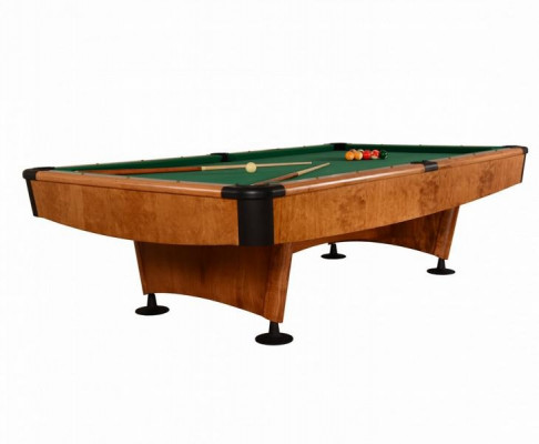 Elegant billiard table made of solid wood