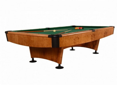 Elegant billiard table made of solid wood