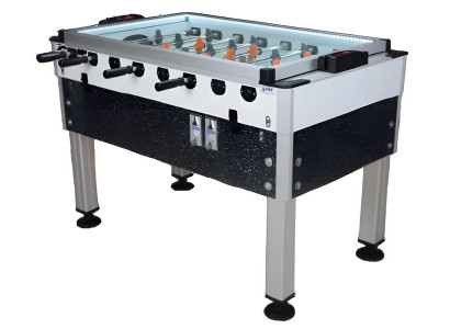 Professional children's stand made of aluminum and gray MDF