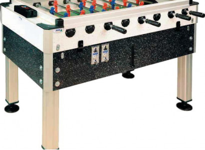 Modern MDF and aluminum black table football