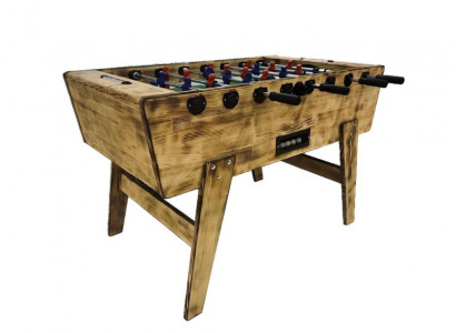 Professional brown wooden table football