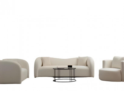 Designer sofa for the living room, 3-seater sofa, 2-seater sofa, armchair
