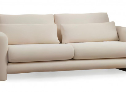 Luxury white designer sofa set for living room 3 pieces