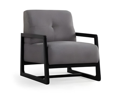 Elegant gray-black sofa for living room 3 pieces