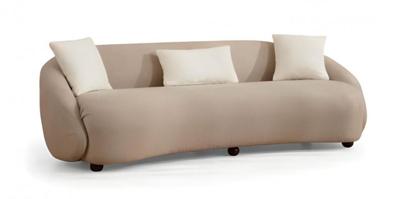 Elegant living room set 2x 3-seater sofas luxury chairs 3 pieces