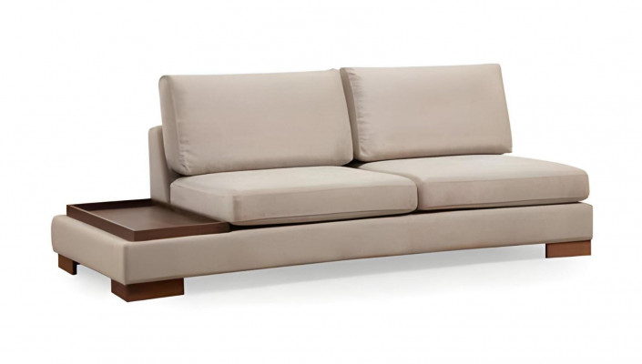 Common fabric L-shaped sofa for living room, elegant upholstered sofa