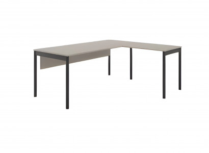 Elegant black-gray corner for office environment