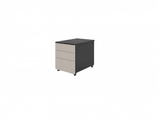 Container with wheels, nightstand, office container
