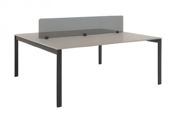 Elegant black-gray office desk luxury office furniture work desk
