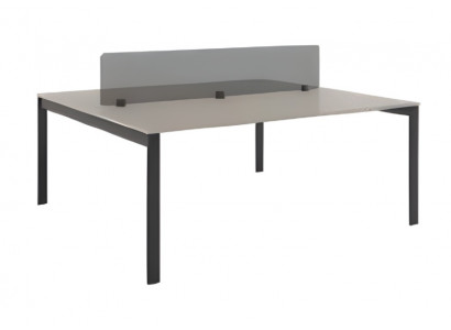 Elegant black-gray office desk luxury office furniture work desk