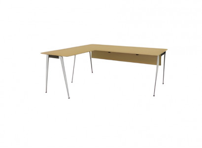 Modern beige corner desk luxury office furniture