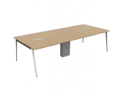 Modern beige conference table