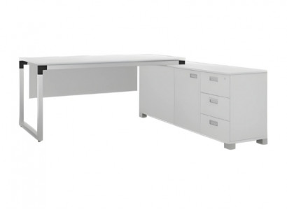 Elegant white wall table office furniture desk