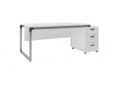 White office desk decoration 143x80