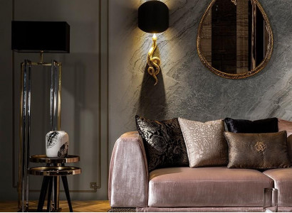 Sofa with decorative cushions for the living room 230cm